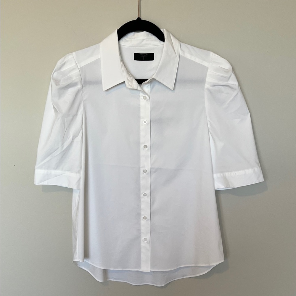 NWT TAHARI Classic White Shirt